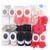 Hudson Baby Headband and Socks Giftset, Pink Navy 10-Piece
