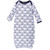Hudson Baby Boy Cotton Gowns, Whales Anchor, Preemie/Newborn