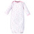 Luvable Friends Girl Cotton Gowns, Girl Elephant Hearts, Preemie/Newborn