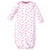 Luvable Friends Girl Cotton Gowns, Girl Elephant Hearts, Preemie/Newborn