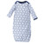 Luvable Friends Boy Cotton Gowns, Boy Clouds, Preemie/Newborn