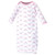 Luvable Friends Girl Cotton Gowns, Girl Clouds, Preemie/Newborn