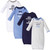 Luvable Friends Boy Cotton Gowns, Gentleman, Preemie/Newborn