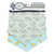 Luvable Friends Reversible Pet Dog and Cat Bandana Bibs 2pk, Banana Dino