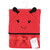 Hudson Baby Cotton Poly Animal Face Hooded Towel, Red Ladybug