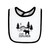 Hudson Baby Cotton Bibs, Buffalo Plaid Bear