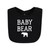 Hudson Baby Cotton Bibs, Buffalo Plaid Bear