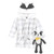 Hudson Baby Unisex Baby Plush Bathrobe and Toy Set, Badger, One Size