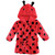 Hudson Baby Unisex Baby Plush Bathrobe and Toy Set, Ladybug, One Size