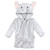 Hudson Baby Plush Bathrobe and Toy Set, Dreamy Elephant Girl