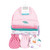 Hudson Baby Cotton Cap and Scratch Mitten Set, Cute-A-Saurus
