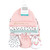 Hudson Baby Infant Girl Cotton Cap and Scratch Mitten Set, Modern Rainbow, 0-6 Months