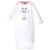 Hudson Baby Infant Girl Cotton Gowns, Heart, Preemie-Newborn