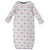 Luvable Friends Infant Boy Cotton Gowns, Wild and Free, Preemie-Newborn