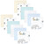 Hudson Baby Flannel Cotton Washcloths, Boy Safari World 12-Pack