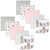 Hudson Baby Flannel Cotton Washcloths, Wild Forest Pink 10-Pack