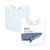 Hudson Baby Cotton Bibs, Girl Whale Shark