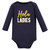 Hudson Baby Cotton Long-Sleeve Bodysuits, Hola Ladies 5-Pack