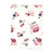 Hudson Baby Cotton Flannel Burp Cloths Bundle, Dusty Rose Floral