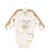 Hudson Baby Cotton Long-Sleeve Bodysuits, Dream Big Teddy