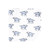Hudson Baby Flannel Cotton Washcloths, Boy Dino World 10Pk