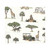 Hudson Baby Cotton Flannel Receiving Blankets Bundle, Going On Safari