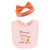 Hudson Baby Cotton Bib and Headband or Caps Set, Pumpkin Spice Date