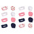 Hudson Baby 16Pc Headband and Scratch Mitten Set, Watermelon