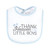 Hudson Baby Cotton Terry Drooler Bibs with Fiber Filling, Thank Heaven Blue Stars