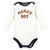 Hudson Baby Cotton Long-Sleeve Bodysuits, Brown Navy Mamas Boy 3-Pack