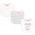 Hudson Baby Cotton Terry Drooler Bibs with Fiber Filling, Heaven Sent Heart Arrow