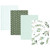 Hudson Baby Cotton Poly Flannel Burp Cloths, Eucalyptus 4-Pack