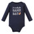 Hudson Baby Cotton Long-Sleeve Bodysuits, Football Huddles 3-Pack