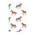 Hudson Baby Cotton Flannel Burp Cloths, Cowboy 10-Pack