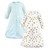 Hudson Baby Cotton Long-Sleeve Wearable Sleeping Bag, Sack, Blanket, Mint Milk Cookies Long Sleeve