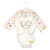 Hudson Baby Cotton Long-Sleeve Bodysuits, Soft Painted Floral