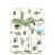 Hudson Baby Plush Blanket with Furry Binding and Back, Plants