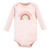 Hudson Baby Cotton Bodysuit and Pant Set, Sunshine Rainbows Long-Sleeve
