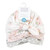 Hudson Baby Turban Cotton Headwraps, Pink Gray Elephant