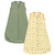 Hudson Baby Cotton Long-Sleeve Wearable Sleeping Bag, Sack, Blanket, Sage Floral Sleeveless