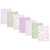Hudson Baby Cotton Flannel Burp Cloths, Purple Dainty Floral 7 Pack