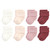 Hudson Baby Cotton Rich Newborn and Terry Socks, Solid Blush Pink