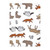 Hudson Baby Cotton Flannel Burp Cloths, Animal Adventure 7 Pack