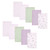Hudson Baby Cotton Poly Flannel Burp Cloths, Purple Dainty Floral 10 Pack