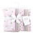 Hudson Baby Cotton Poly Flannel Burp Cloths, Purple Dainty Floral 10 Pack
