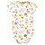 Hudson Baby Cotton Bodysuits, Soft Painted Floral 3-Pack