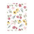 Hudson Baby Cotton Flannel Burp Cloths, Soft Painted Floral 4 Pack