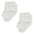 Hudson Baby Cotton Rich Newborn and Terry Socks, Solid Gray White