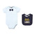 Hudson Baby Cotton Sleep and Play, Bodysuit and Bandana Bib Set, Hola Ladies