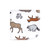 Hudson Baby Flannel Cotton Washcloths, Animal Adventure 10 Pack